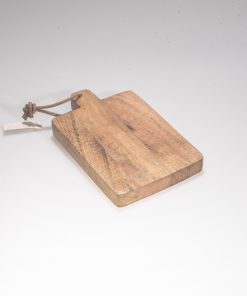 Holzbrett - eckig und klein aus Akazienholz